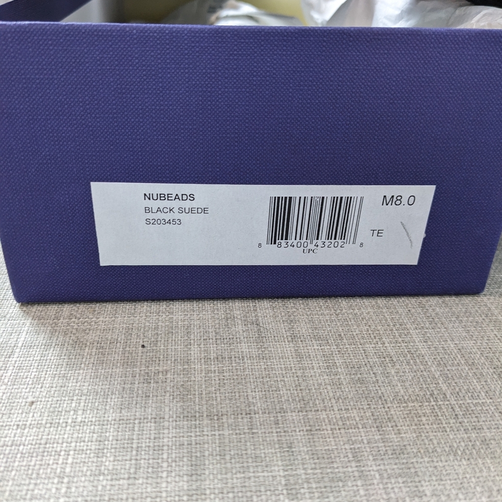 NIB, Stuart Weitzman Nubeads, Suede flats, Size 8M - Picture 10 of 14